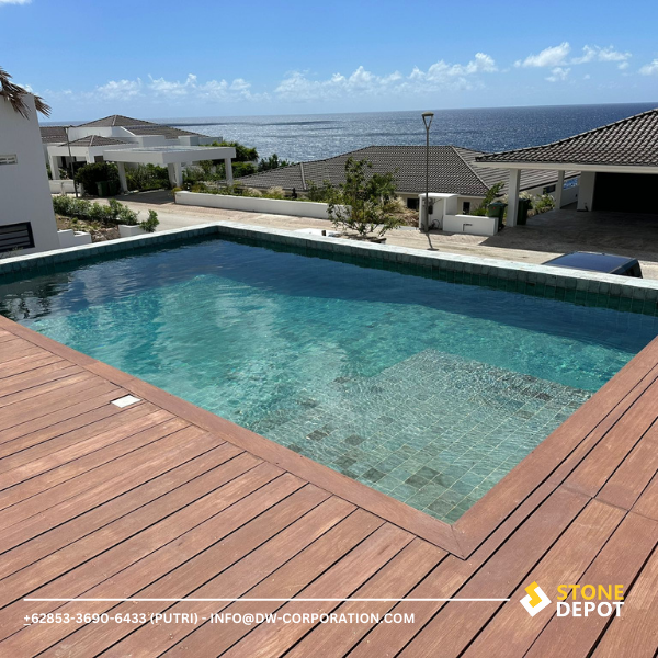 Green Sukabumi Stone: The Perfect Choice For Luxury Pools At Blue Bay Golf & Beach Resort, Curaçao