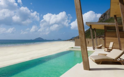 Green Sukabumi Pool Stone To Maldives: Natural Stone For Luxury Pools